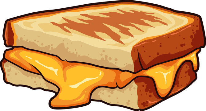 Knusprig gegrilltes Sandwich mit geschmolzenem K&auml;se &ndash; einfach, goldbraun und herrlich deftig.
