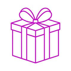 gift box isolated on white