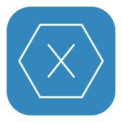 Fototapeta premium Halt Icon