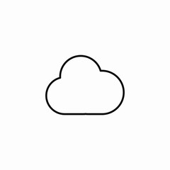 cloud system icon sign vector