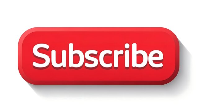 Subscribe button vector illustration for social media and marketing design