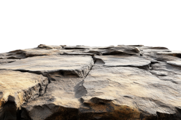 Textured Stone Formation: An array of textured stones creates a captivating landscape, each piece boasting unique patterns and shades, with the rough surface contrasting against the empty space above.