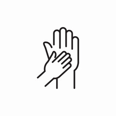 parent kid icon sign vector