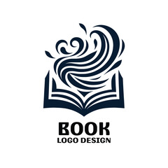 Book Vector Logo Design