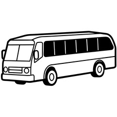 Vintage red double-decker bus vector illustration for London travel and tourism