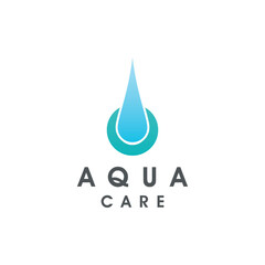 Aqua care  logo design editable vector  business brand identity ideas 