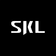 Letters SKL logo design editable vector  business brand identity ideas 