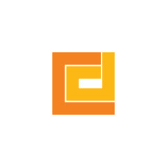 letter CD logo design editable vector  business brand identity ideas 