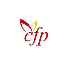 Letter CFP logo design editable vector  business brand identity ideas 