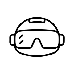 バーチャルリアリティヘッドセットのアイコン
