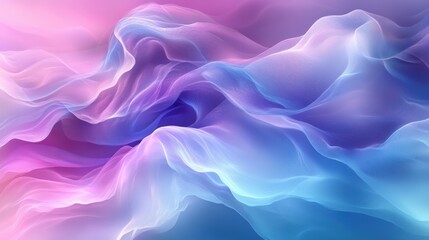 Fototapeta premium Ethereal Swirls of Soft Pastel Colors in Fluid Motion
