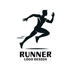 Runner Vector Logo Design