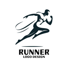 Runner Vector Logo Design