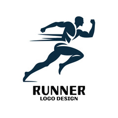 Runner Vector Logo Design