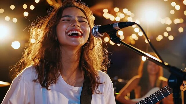 A joyful moment of laughter and fun while working for society