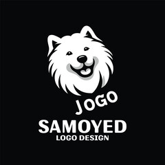 Samoyed Vector Logo Design