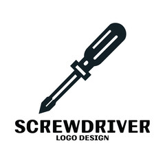 Screwdriver Vector Logo Design