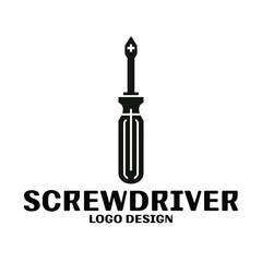 Screwdriver Vector Logo Design