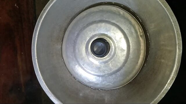 cook the water is boiling