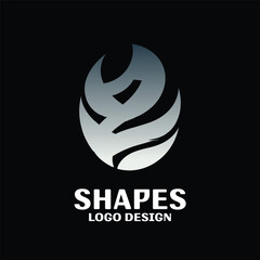 Shapes Vector Logo Design
