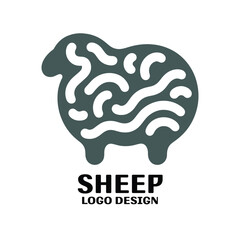 Sheep Vector Logo Design