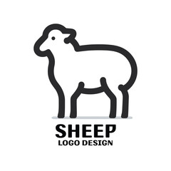 Sheep Vector Logo Design
