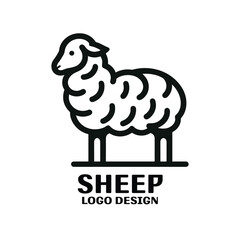 Sheep Vector Logo Design