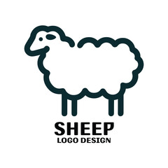 Sheep Vector Logo Design