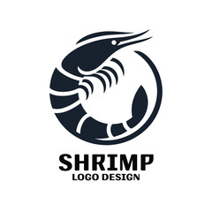 Shrimp Vector Logo Design