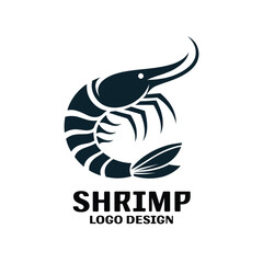 Shrimp Vector Logo Design