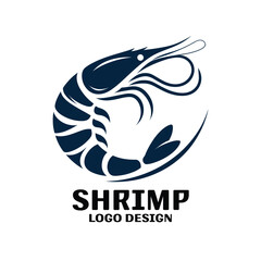 Shrimp Vector Logo Design