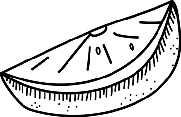 Simple Slice of Citrus Fruit