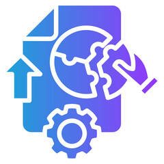 Skills Framework glyph gradient icon