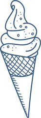 Hand-drawn Ice Cream Cone