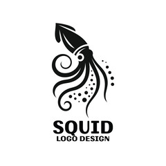 Squid Vector Logo Design