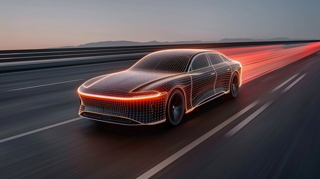 Advanced vehicle diagnostics with LED lighting system testing, automotive innovation and sustainable transportation