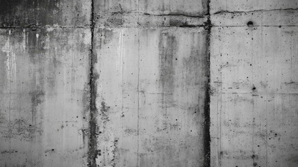 Obraz premium Gritty textured concrete wall. Monochrome industrial background
