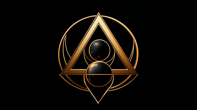 A cryptic symbol for universe and energy. Cryptic Symbols. Illustration