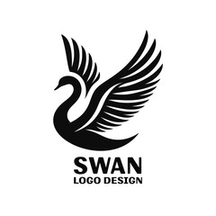 Swan Vector Logo Design