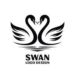 Swan Vector Logo Design