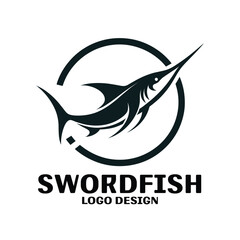 Swordfish Vector Logo Design
