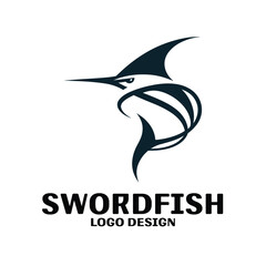 Swordfish Vector Logo Design