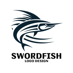 Swordfish Vector Logo Design