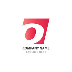 Fototapeta premium Abstract logo design with a stylized letter O