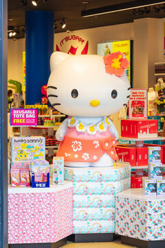 Hello Kitty display in the IT'SUGAR store located at the Ala Moana Center in Honolulu.