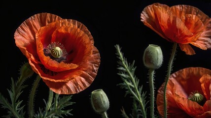 red poppy flower