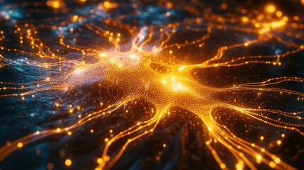 Illuminated Neural Network: A Digital Abstract of Interconnected Nodes