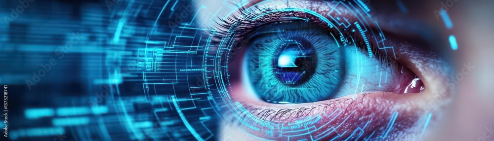 Poster Biometric Sensor Analyzing Eye Patterns for Authentication and Data Interpretation