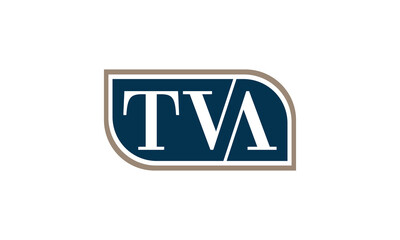 TVA monogram logo design
