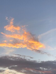 sunset in the mountains